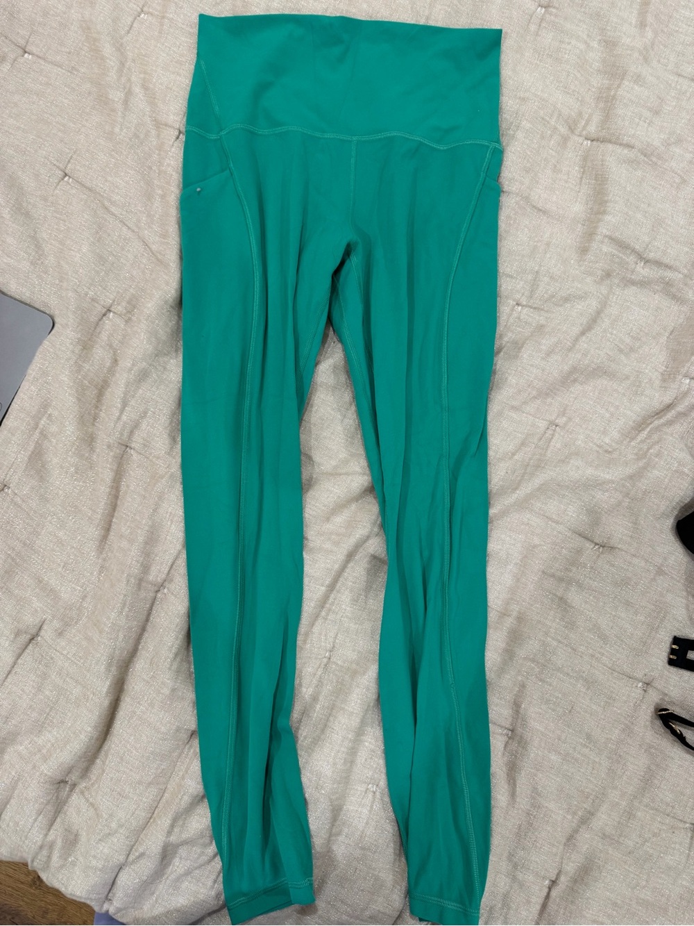lululemon athletica Teal High-Waist Leggings